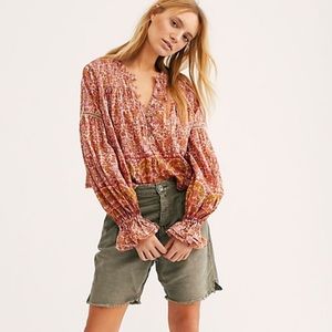 🥰HP😍 Free People Army Green Utility Harem Shorts
